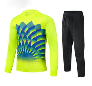 Kids Unisex Football Goalkeeper Uniform Sleeveless Soft Sponge <b>Pads</b> Breathable Moisture-Wicking UV Protection Custom Team Sport - Product Image 4