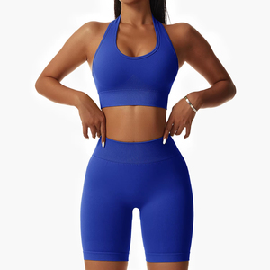 Ensemble de vêtements de sport écologiques respirants à taille haute en 3 pièces pour femmes, vêtements de sport, vêtements de yoga, vêtements de fitness, ensembles d'entraînement - Product Image 3