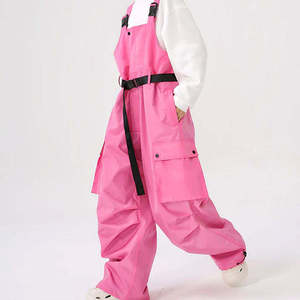 <b>Waterproof</b> Windproof Women's Ski Bib Pants <b>Overalls</b> High Quality Baggy Snowboard Trousers Outdoor Winter Sports Snowsuit Wear - Product Image 6