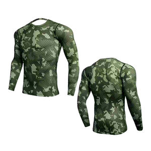 Nouveauté : T-shirts Rash Guard à manches longues en Spandex et Polyester, avec logo personnalisé, vêtements de sport compressifs pour la natation et la gym - Product Image 4