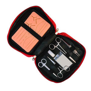 Premium Manual Power Surgical Training Set Medical Students Stainless Steel Silicone <b>Pad</b> Carry Case <b>Practice</b> By Grip Surgical - Product Image 2