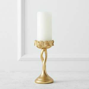 Modern Rose Gold Metal Candle Holder Geometric Design <b>Decorative</b> Candlestick Luxury Home <b>Decor</b> <b>Table</b> Accent Style - Product Image 2