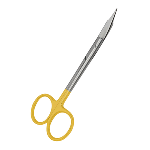 Ciseaux Goldman-Fox TC 5″ en acier inoxydable courbé, instrument chirurgical dentaire, outil de découpe de tissus de précision pour dentistes - Product Image 1