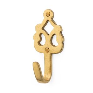Stylish Brass Wall <b>Hooks</b> Premium Hanging Organizer Decorative Coat Holder <b>Bathroom</b> Utility Rack Home Decor - Product Image 3