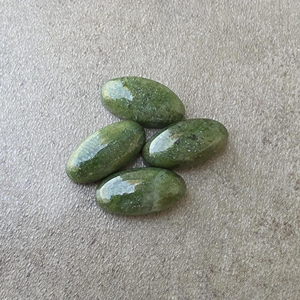 Jade Nefrita Natural AAA+ Grande Ovalado Cabujón Plano Calibrado Piedra Suelta Verde Gema Certificada por Terceros Joyería - Product Image 5
