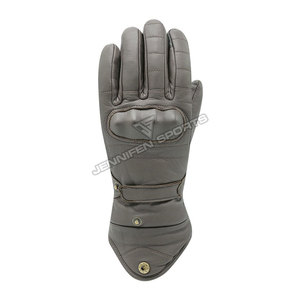 Gants de moto en cuir en promotion – Été et hiver – Gants de motocross et de course – Compatibles écran tactile – Pour moto, VTT et cyclisme - Product Image 6