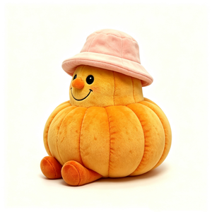 Customized Round <b>pumpkin</b> plush with segmented details,Soft <b>pumpkin</b> <b>pillow</b> plush,Orange <b>pumpkin</b> stuffed toy,Cozy fall-themed - Product Image 5