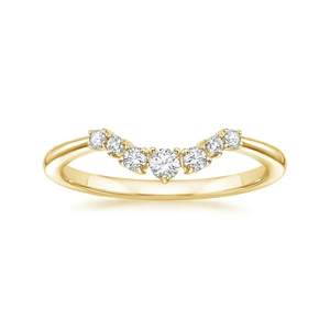 Anillo de Compromiso de Oro Amarillo con Corte Redondo para Mujer - Product Image 2