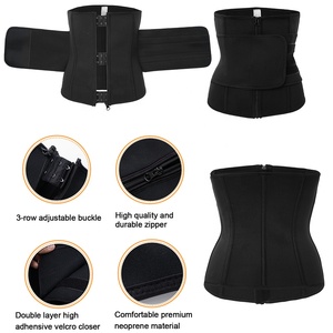<span class=keywords><strong>Ceinture</strong></span> de <span class=keywords><strong>sudation</strong></span> en néoprène pour femmes, en gros, personnalisée, Sauna amincissant, exercice de taille - Product Image 6