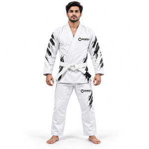 Premium BJJ Gi for <b>Men</b> Women Brazilian Jiu Jitsu Uniform Preshrunk Fabric Lightweight IBJJF <b>Kimono</b> <b>Jacket</b> Pants Training BJJ BJJ - Product Image 2