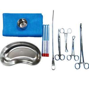 Kit d'instruments chirurgicaux médicaux ASLING INTERNATIONAL pour l'insertion/retirage de DIU - Kit d'implantation manuel en métal certifié CE Classe II - Product Image 3