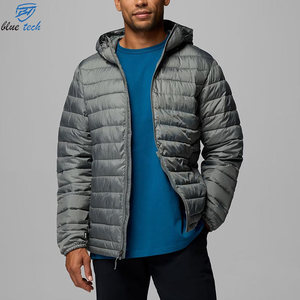 <b>Men</b>’s Lightweight Puffer <b>Jacket</b> Winter <b>Warm</b> Quilted Hooded Coat Windproof Insulated Outdoor Casual <b>Jacket</b> Wholesale - Product Image 2