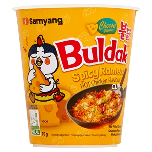 Fournisseur en gros pas cher de nouilles instantanées Samyang Buldak Hot Chicken Flavor Ramen Original en gobelet 70g, prix avantageux. - Product Image 5