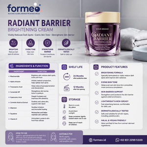 Crema Facial Antimanchas de Marca Privada OEM/ODM a Bajo Precio, 50 ml, Niacinamida, Arbutina, Ácido Kójico, SPF15, Crema Iluminadora - Product Image 1