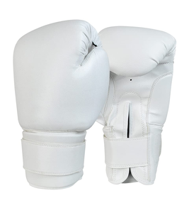 Guantes de Boxeo Tailandés Profesionales de Piel Ecológica, Cómodos y Económicos, con Logotipo Personalizado de Alta Calidad para Entrenamiento - Product Image 1