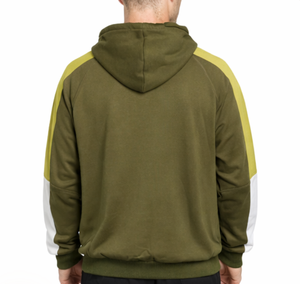 Nouveaux sweats à capuche pour hommes en coton lourd 100% avec logo personnalisé, sweats à capuche oversize coupe-vent en polaire pour hommes grandes tailles, sweats à capuche color block - Product Image 4