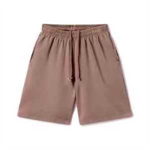 Pantalones Cortos Deportivos OEM para Hombre, con Cordón Ajustable, Spandex/Algodón Orgánico, 5 Pulgadas, para Gimnasio, Entrenamiento, Deportes, Estilo Cargo, Felpa Francesa - Product Image 1