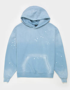 Sweat à capuche épais pour homme, coupe ample vintage à épaules tombantes, en molleton bouclette lourd, style oversize - Product Image 5