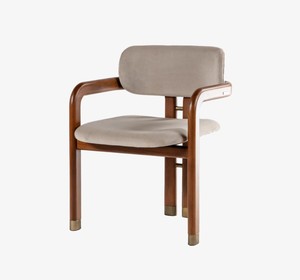 Ensemble de salle à manger en bois de style moderne du milieu du siècle, table ovale avec 6 chaises rembourrées, meubles durables pour la salle à manger - Product Image 5