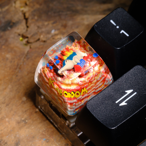 Teclas Artesanales Bosque Místico, Teclas Artesanales Personalizadas, Teclas Anime Lindas, Teclas Verdes, Juego de Teclas, Teclas de Madera - Product Image 5