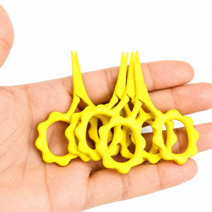 Ciseaux à broder en acier inoxydable à pointe fine pour fleurs, coupe-fils, fabricant OEM sous marque privée - Product Image 1