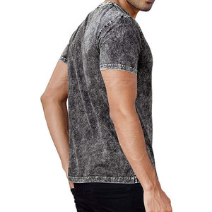 Camisetas Urbanas para Hombre, Lavado Ácido, Cuello Redondo, Manga Corta, Cómodas, Casuales, Moda Urbana, Ropa de Verano - Product Image 4