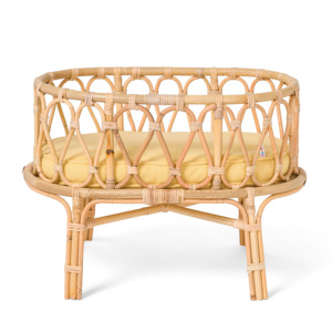 เปลเด็กจำลอง ของเล่นเด็กยอดนิยม ทำจากหวาย สำหรับตุ๊กตา ราคาถูกที่สุด ของเล่นเสริมสร้างจินตนาการ - Product Image 1