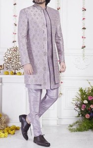 <b>Men's</b> Traditional Pakistani <b>Kurta</b> Pajama with Embroidered Waistcoat, Elegant Ethnic Wedding Wear, Muslim Festive Shalwar Kameez - Product Image 3