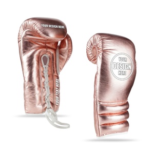 ถุงมือชกมวยหนังวัวแท้คุณภาพสูงระดับมืออาชีพ พร้อมคุณสมบัติกันน้ำ ปรับแต่งได้สำหรับการฝึกซ้อมและการต่อสู้ - Product Image 3