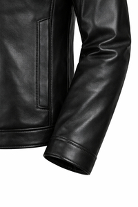 Veste en cuir véritable pour homme, légère, durable, confortable, de qualité supérieure, vêtement de motard en cuir personnalisé - Product Image 4