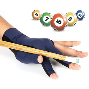 Gants de billard Geo Brothers de haute qualité, respirants, à prix compétitif, imperméables, légers, à 3 doigts, avec fermeture auto-agrippante - Product Image 5