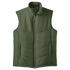 Chaleco Acolchado de Invierno para Hombre de Alta Calidad con Logotipo Personalizado, Tela de Lona, Sin Mangas y Tallas Grandes, Nuevo al por Mayor con Servicio OEM - Product Image 1
