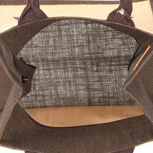 Sac fourre-tout en jute personnalisé, petit format, avec poignée longue, fermeture ouverte, réutilisable pour l'extérieur, idéal pour les cadeaux et les courses, motif imprimé - Product Image 5