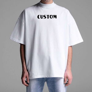 Camiseta Oversize Casual Transpirable Antiarrugas con Hombros Caídos, 220g, Sarga, Nueva Moda, 100% Poliéster, Corte Boxy y Crop - Product Image 2
