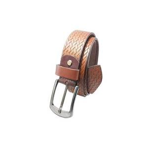 Cinturón de Cuero Genuino de Primera Calidad para Uso Diario, Estilo Clásico Informal, Nuevo, para Hombre - Product Image 1