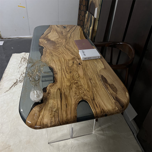 Mesa de Resina con Diseño Artístico y Empalmes Decorativos, Personalizable por la Fábrica - Product Image 2