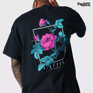 ผู้ผลิตขายส่งเสื้อยืดเปล่า 100% ผ้าฝ้าย/ผ้าฝ้ายผสมใยไผ่ พิมพ์ลายกราฟิกตามสั่ง สีตามสั่ง แห้งเร็ว ระบายอากาศได้ดี - Product Image 1