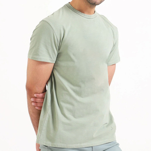 Camiseta de Algodón de Corte Estándar Premium para Hombre, Logotipo Personalizado Impreso y Bordado, Ropa Casual de Verano, Fabricante de Ropa OEM ODM - Product Image 5