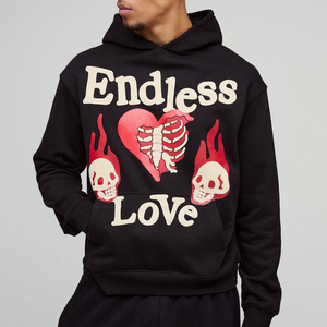 Sudadera con Capucha al por Mayor para Hombre, Sudaderas Casuales Estampadas para Hombre, Sudadera Transpirable con Diseño de Logotipo Personalizado - Product Image 1