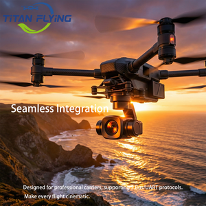 Cámara con Gimbal de 3 Ejes SIYI A8 Mini <span class=keywords><strong>4K</strong></span> para UAV, Salida Ethernet/HDMI/CVBS, S.Bus/UART, Zoom 6X, Ligera (95g) - Product Image 2