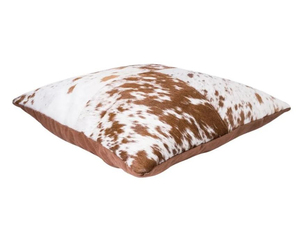 Fundas de Cojín Decorativas de Piel de Vaca Marrón y Blanca, Fundas de Cojín para el Hogar, Juego de Fundas de Cojín para Sofá - Product Image 3