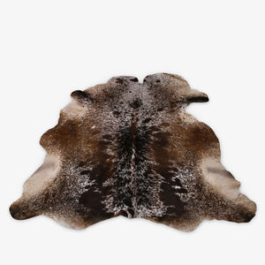 Large Cowhide Rugs 100% Cowhide Leather Rugs Tricolor Cow Hide Skin Carpet Area 15-35 SQFT Natural Cow Hide Skin Rugs - Product Image 3