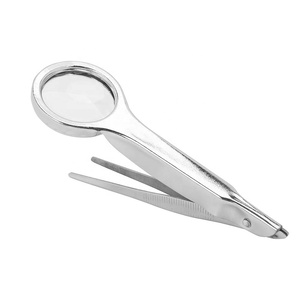 Pinzas de Precisión Profesionales y Duraderas con Punta Lisa de Acero Inoxidable de Grado Quirúrgico, Seguras para la Depilación Facial en Hombres y Mujeres - Product Image 3