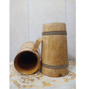 Jarra de Cerveza Vikinga de Madera Grabada Personalizada, Jarra de Cerveza Tradicional de Estilo Nórdico - Product Image 6
