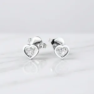 Gold Plated Heart Lever-<b>back</b> Fine Dangle <b>Earrings</b> - Product Image 2