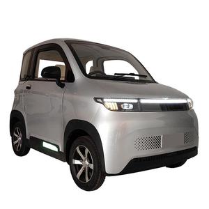 Silver Compact Electric Mobility Scooter 4-Wheel Enclosed Aluminum Alloy 3-Seater <b>72V</b> 4000W 15mph 700lb Capacity 24V55AH <b>Battery</b> - Product Image 3
