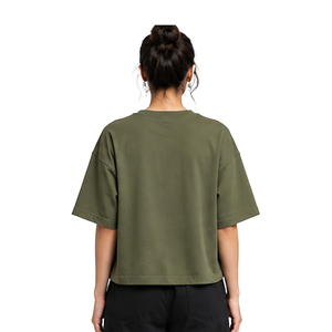 Custom Womens Boxy T Shirts Premium Cotton Oversized Short Sleeve Streetwear Tee Private Label OEM ODM Wholesale Clothing Womens - Product Image 5