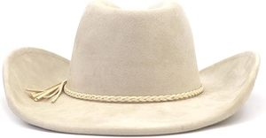Sombrero de Gamuza Estilo Vaquera Costera Estético - Product Image 4
