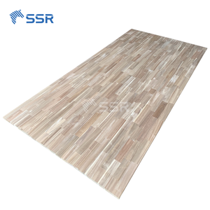Panneau de joint de doigt en bois d'acacia panneau de bois stratifié diverses épaisseurs 12/15/18 MM matériel en bois pour des projets de meubles - Product Image 1