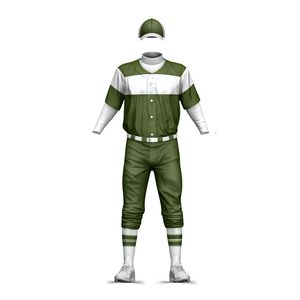 Uniforme de Béisbol Deportivo de Color Sólido a Precio de Mayoreo para Venta en Línea, Uniforme de Béisbol con Logotipo Personalizado para Equipos - Product Image 2